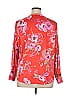 Talbots Red 3/4 Sleeve Blouse Size 1X - photo 2