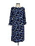 Talbots 100% Polyester Blue Casual Dress Size 2 - photo 1