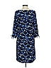 Talbots 100% Polyester Blue Casual Dress Size 2 - photo 2