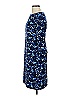 Talbots 100% Polyester Blue Casual Dress Size 2 - photo 4