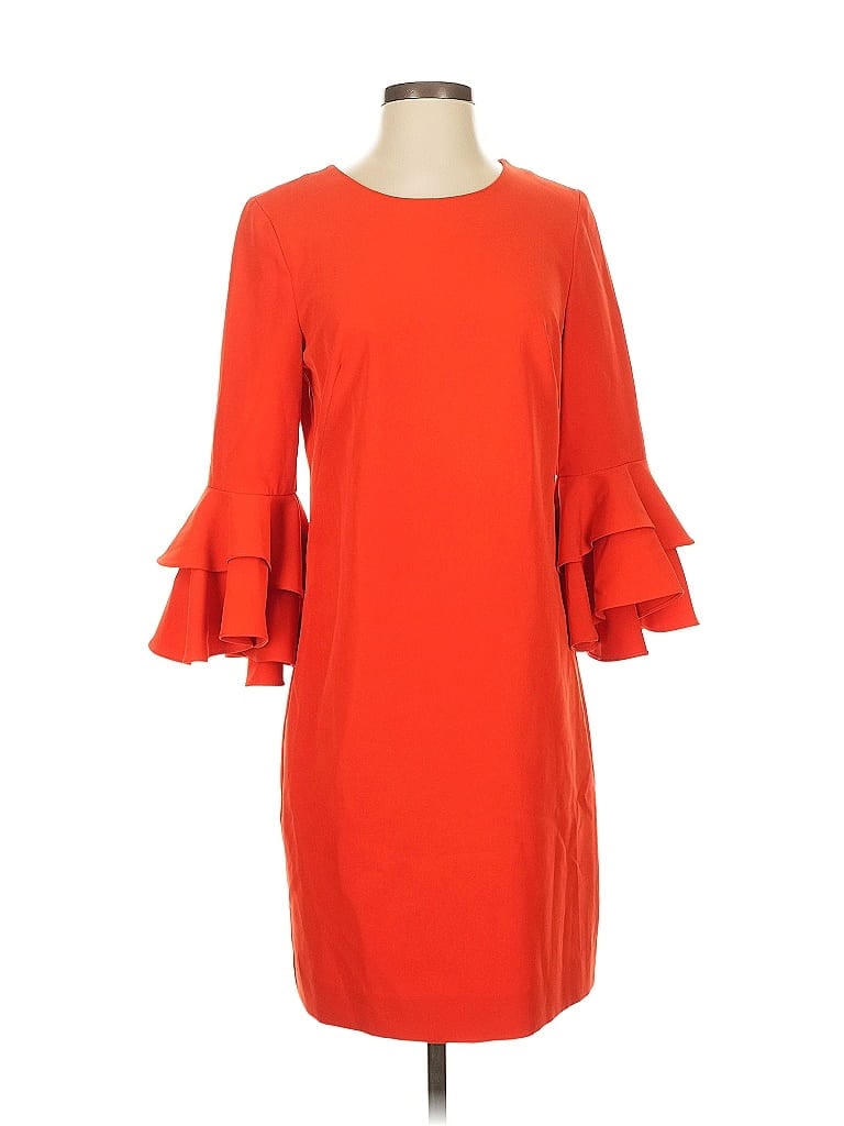 Pre-owned Milly Cocktail Dress In Orange
