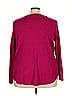 Terra & Sky Burgundy Purple Long Sleeve Henley Size 3X - photo 2