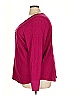 Terra & Sky Burgundy Purple Long Sleeve Henley Size 3X - photo 4