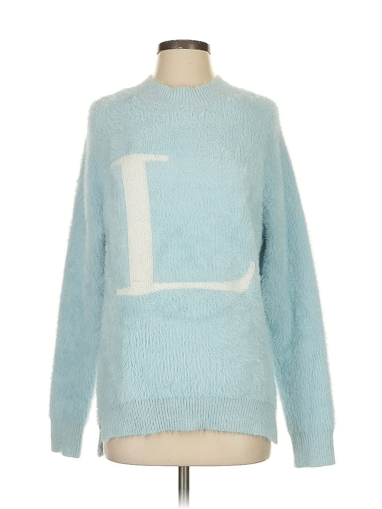 Pre-owned Assorted Brands Pullover Sweater In Blue