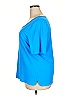 Talbots 100% Pima Cotton Blue Active T-Shirt Size 2X - photo 4