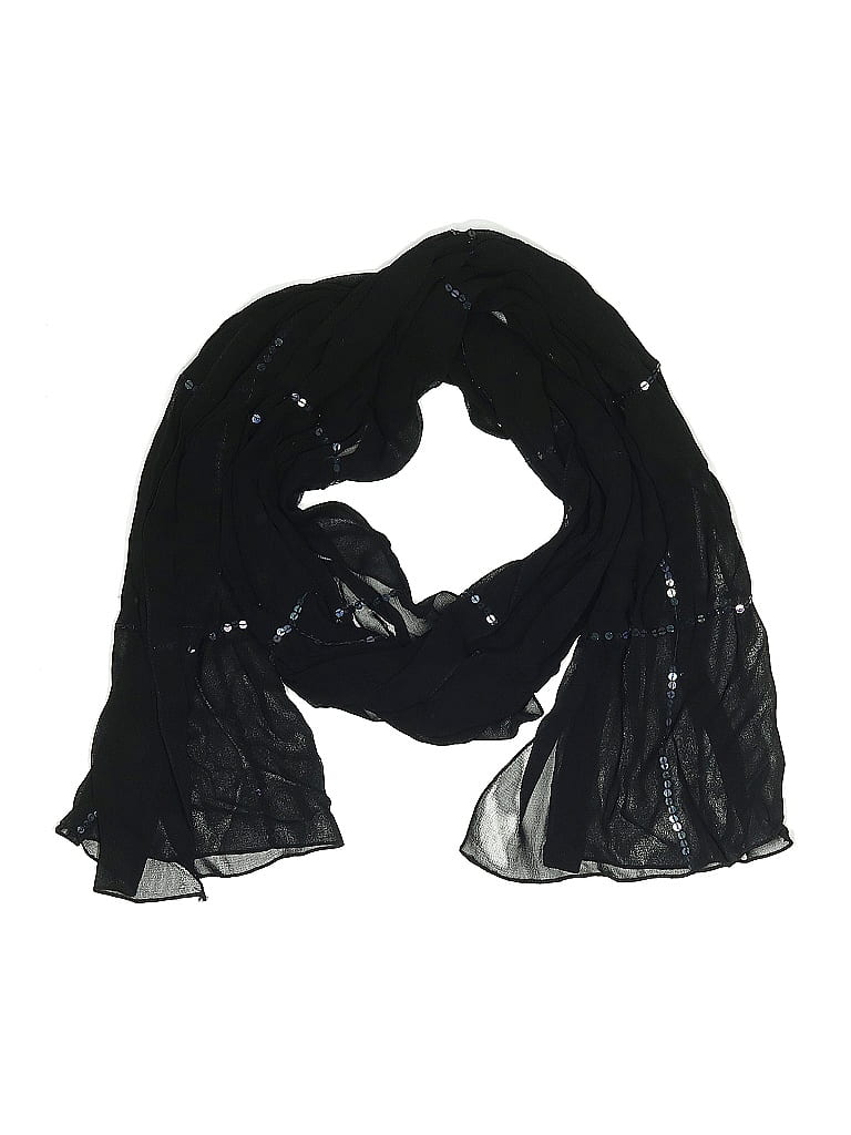 Click to view more detailed imagery on our partner's website Pre-owned Unbranded Scarf In Black