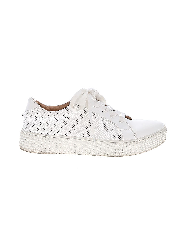 Steve Madden Ravia Sneaker in White/Silver White Size 7