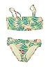 Billabong Tropical Green Pink Two Piece Swimsuit Size XS (estimated) - photo 1