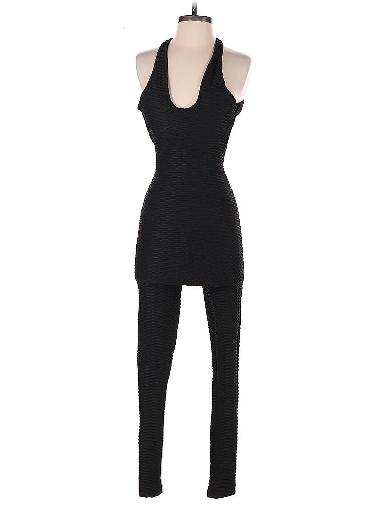 Pre-owned Unbranded Jumpsuit In Black