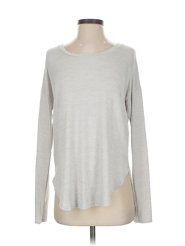 Pre-owned Banana Republic Pullover Sweater In Silver