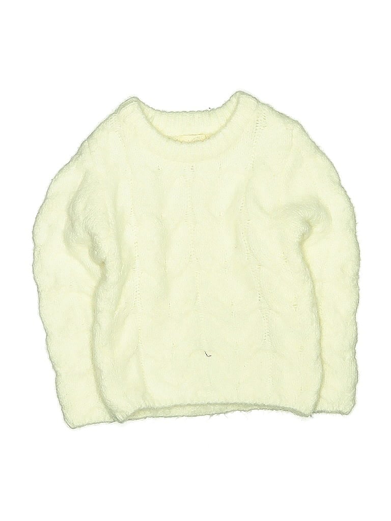 Pre-owned Vignette Kids' Pullover Sweater In White