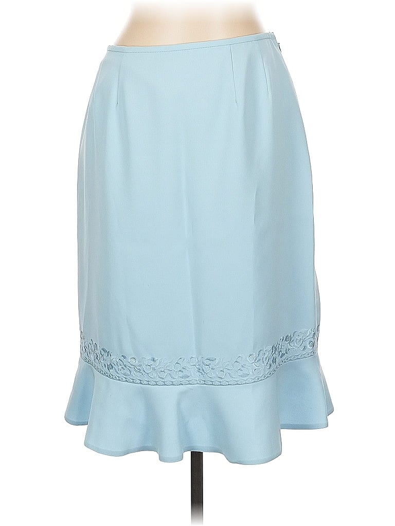 Pre-owned Unbranded Formal Skirt In Blue