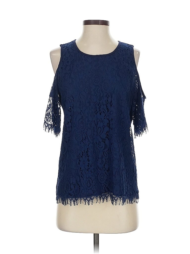 Pre-owned Market & Spruce Sleeveless Blouse In Blue