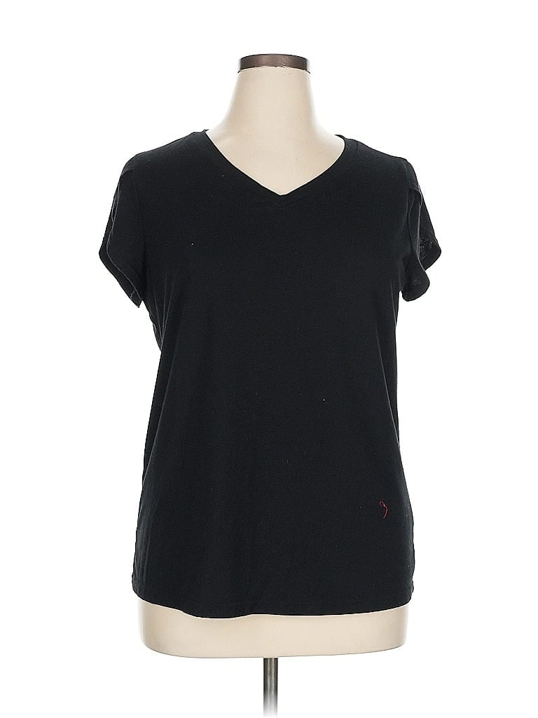 Pre-owned Unbranded Short Sleeve T-shirt In Black