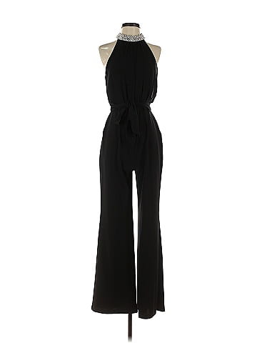 Adrianna Papell Black Jumpsuit Size 4