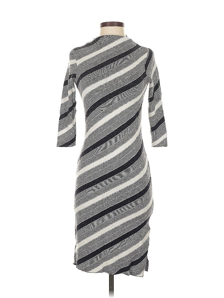 Pre-owned Ann Taylor Casual Dress In Gray