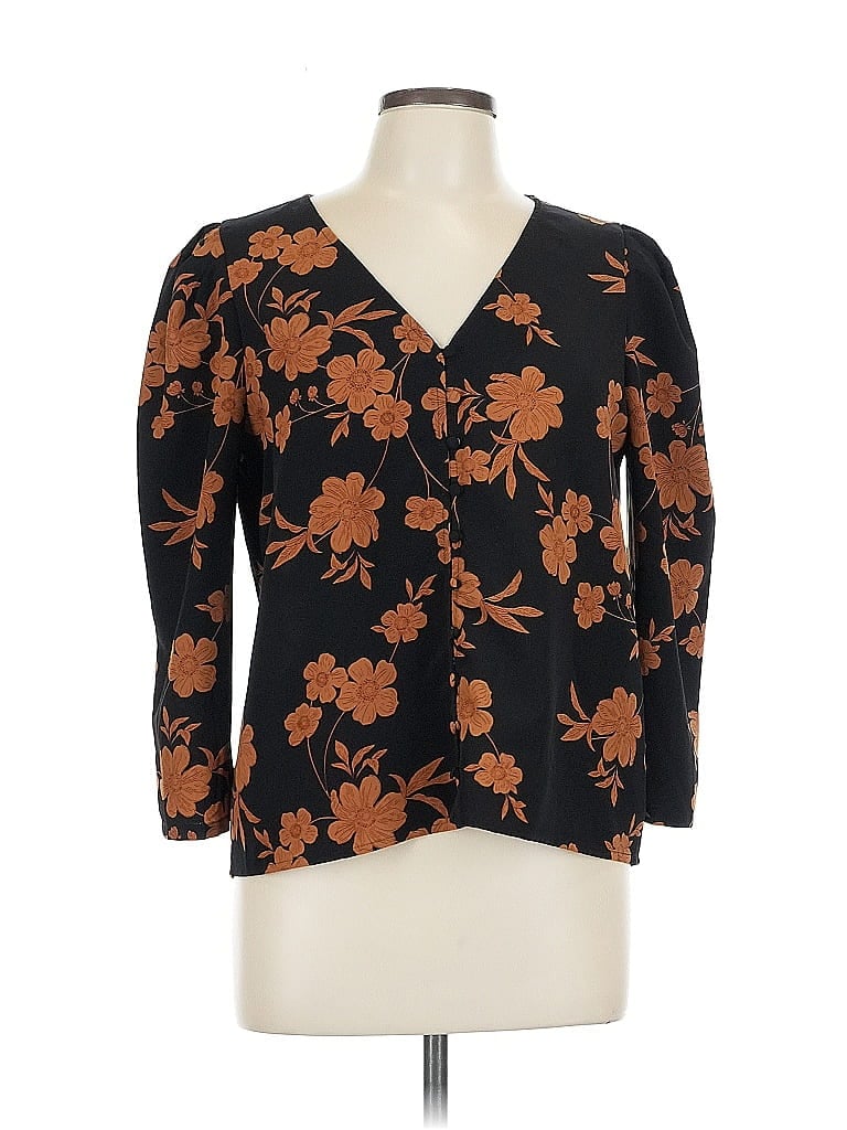 SANCTUARY Pre-owned 3/4 Sleeve Blouse In Black