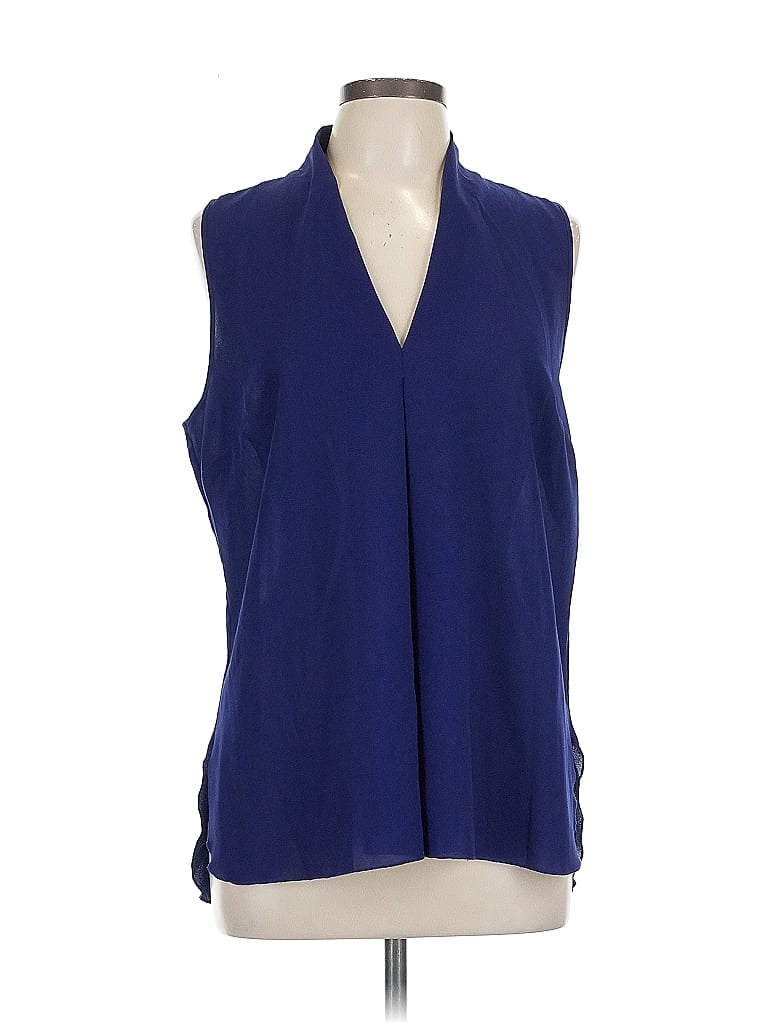 Pre-owned Robert Rodriguez Sleeveless Blouse In Purple