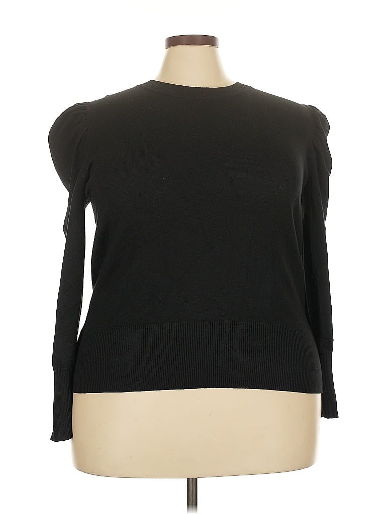 Pre-owned Assorted Brands Pullover Sweater In Black