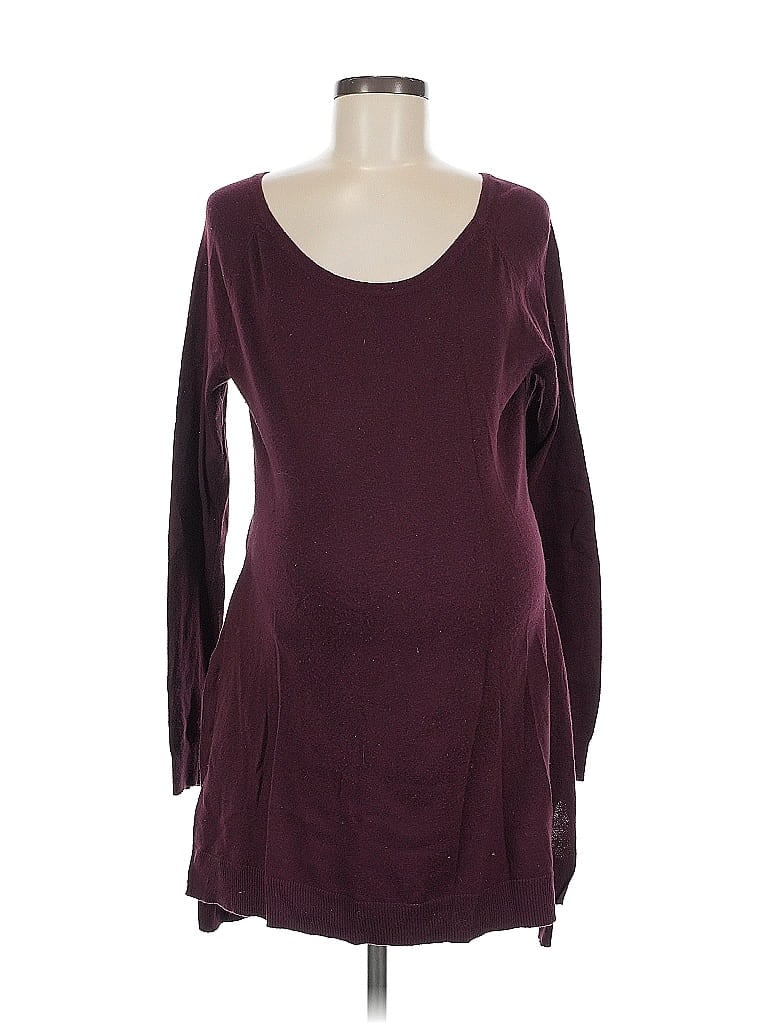 Pre-owned Old Navy Cardigan Sweater In Burgundy