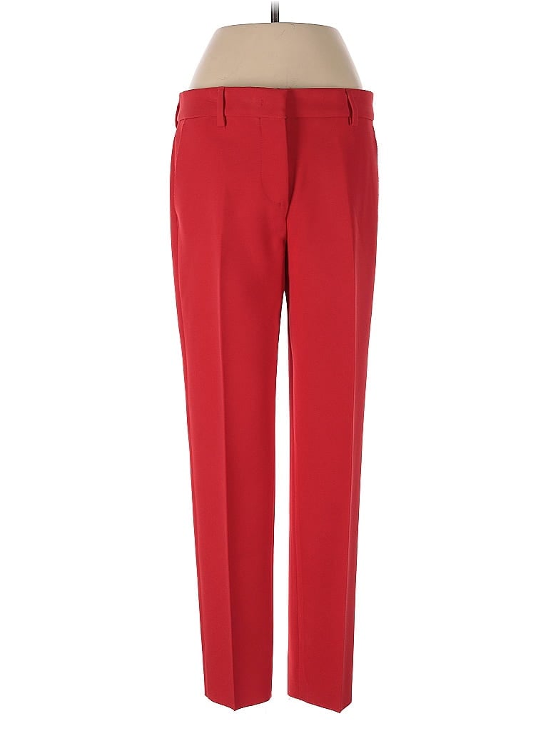 Pre-owned Msgm Dress Pants In Red