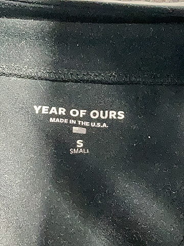 Year Of Ours Black Bodysuit Size S