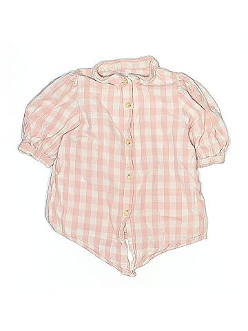 Zara Kids Short Sleeve Button-Down Shirt (view 1)
