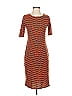 Lularoe Chevron-herringbone Orange Casual Dress Size XS - photo 1
