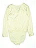 Lands' End 100% Polyester Yellow Bodysuit Size 14 - photo 2