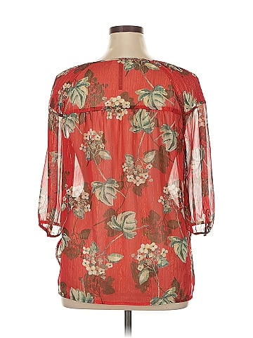 LC Lauren Conrad 3/4 Sleeve Blouse (view 2)