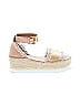 See By Chloé Gold Tan Wedges Size EU 40 - photo 1