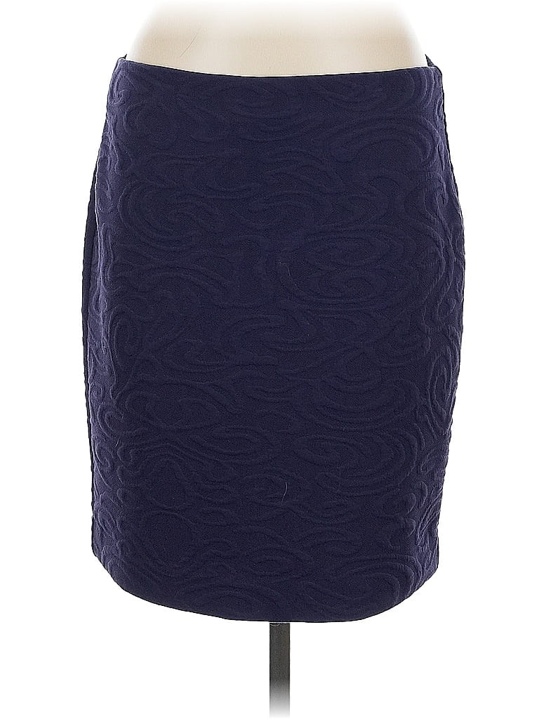 Pre-owned Ann Taylor Loft Formal Skirt In Blue