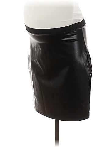 Hatch Faux Leather Skirt (view 1)