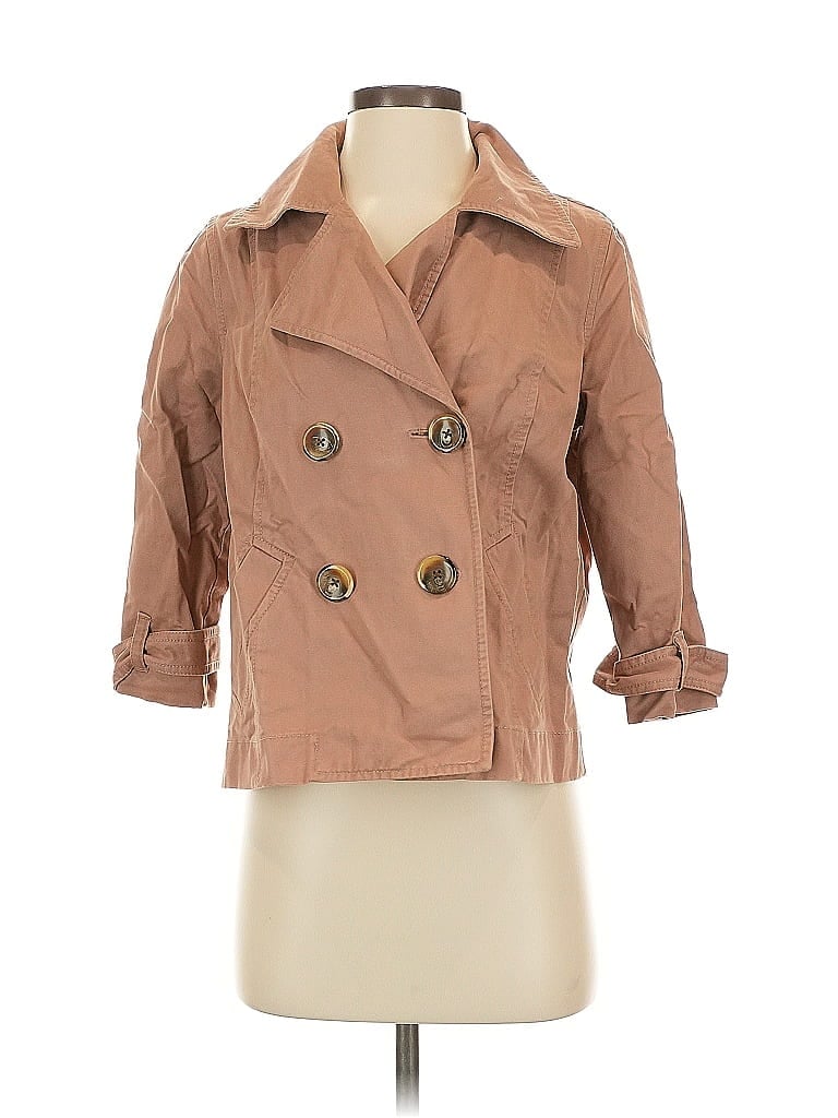 Pre-owned Old Navy Trenchcoat In Brown