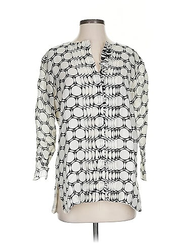 'S Max Mara 3/4 Sleeve Button-Down Shirt (view 1)