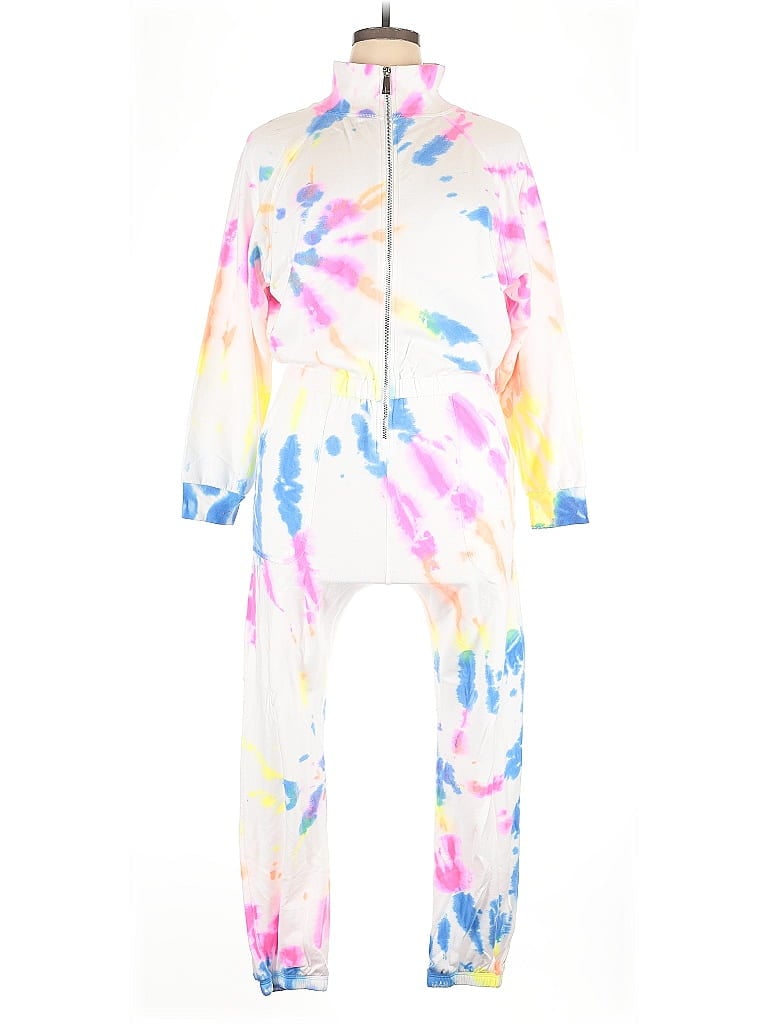 Pre-owned Lezat Jumpsuit In White