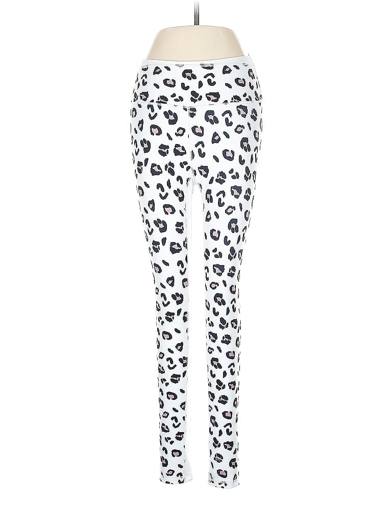 Pre-owned Allfenix Leggings In White