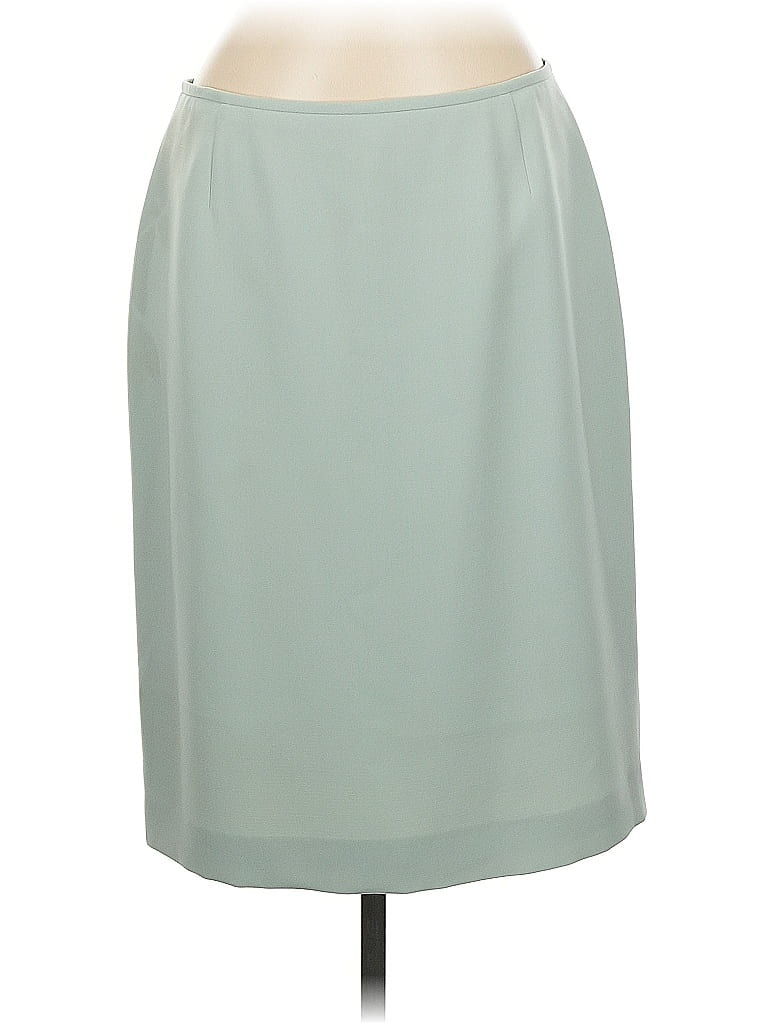Pre-owned Unbranded Formal Skirt In Green