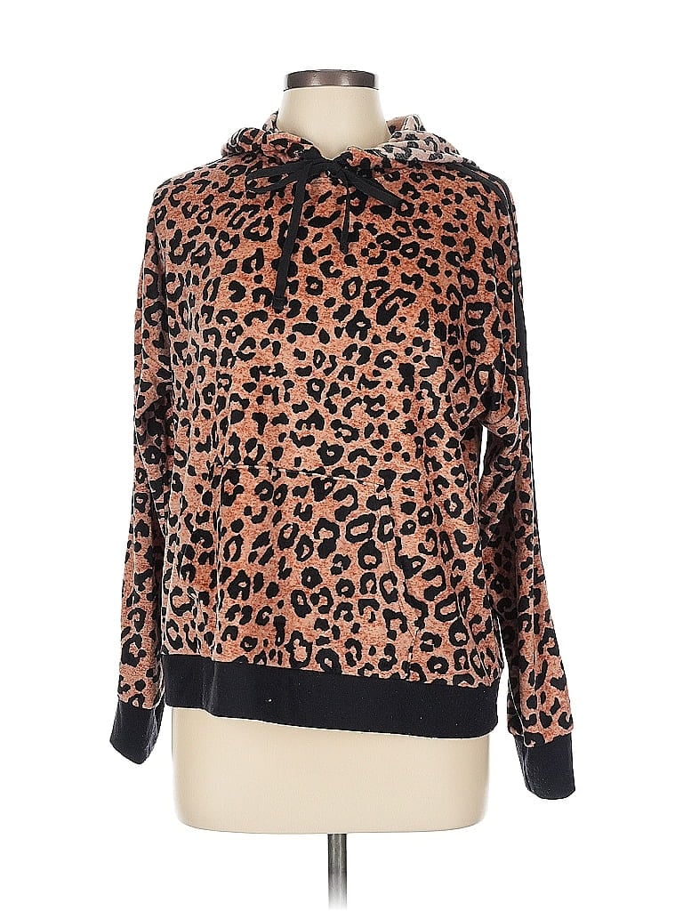 Pre-owned Dkny Pullover Sweater In Brown