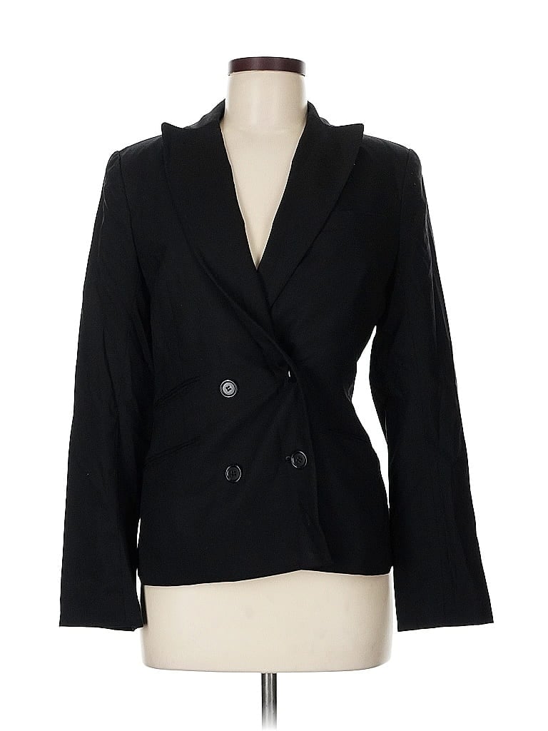 Pre-owned Max Studio Blazer Jacket In Black