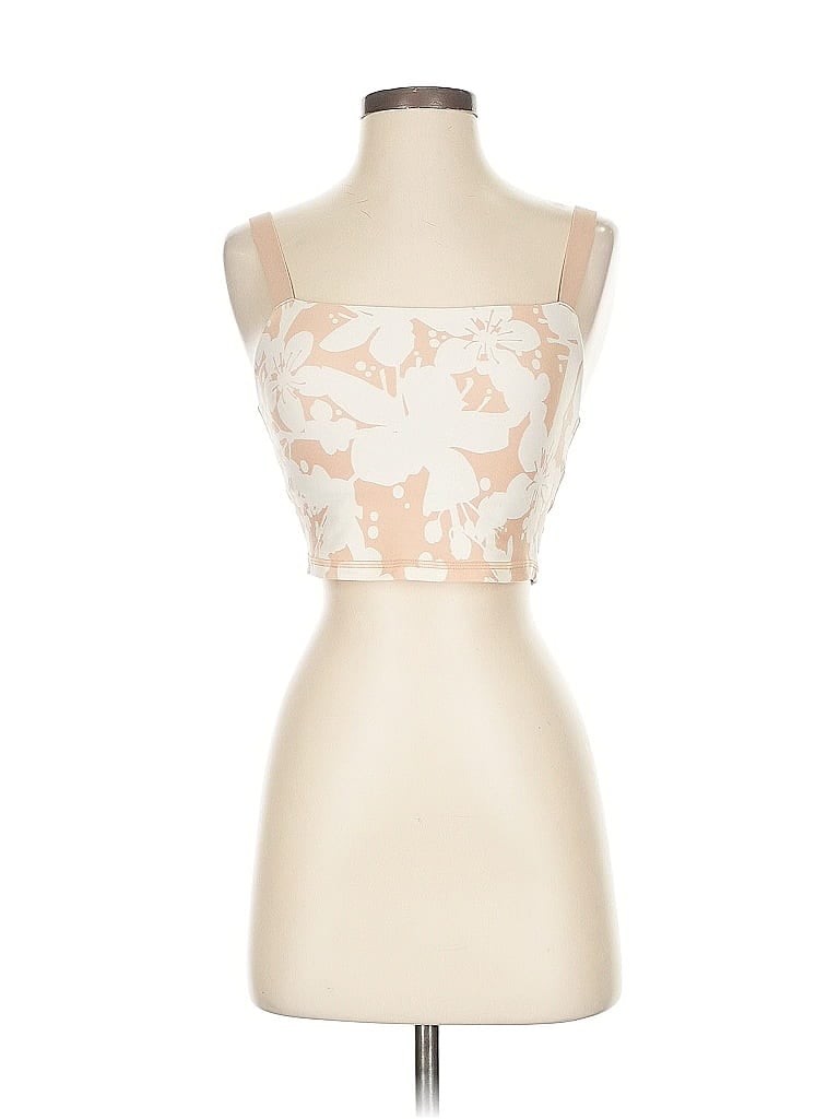 Pre-owned Offline By Aerie Tube Top Ivory Strapless Neckline Tops In White