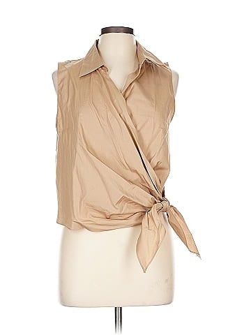 Vince. Sleeveless Button-Down Shirt (view 1)