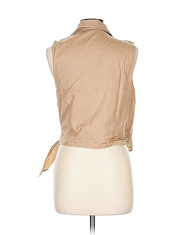 Vince. Sleeveless Button-Down Shirt (view 2)
