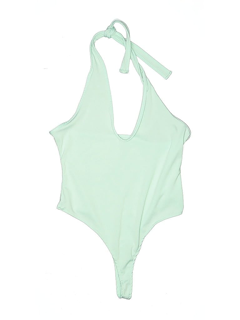 Pre-owned Shein Bodysuit In Green