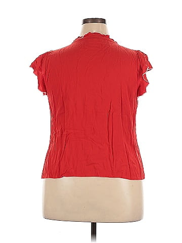 Indigo Rose Short Sleeve Blouse (view 2)