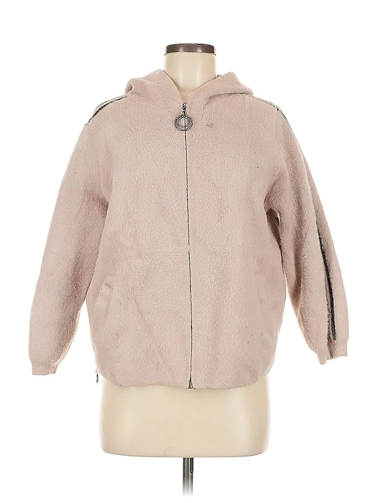 Pre-owned Assorted Brands Zip Up Hoodie In Pink