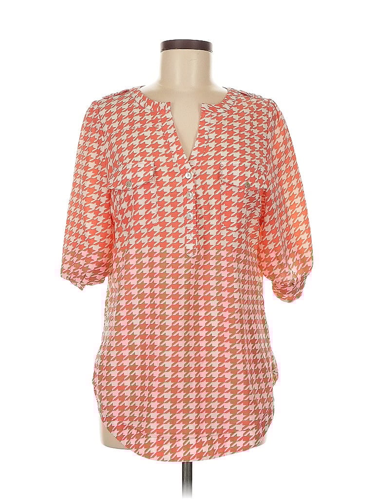 41HAWTHORN Pre-owned 3/4 Sleeve Blouse In Orange