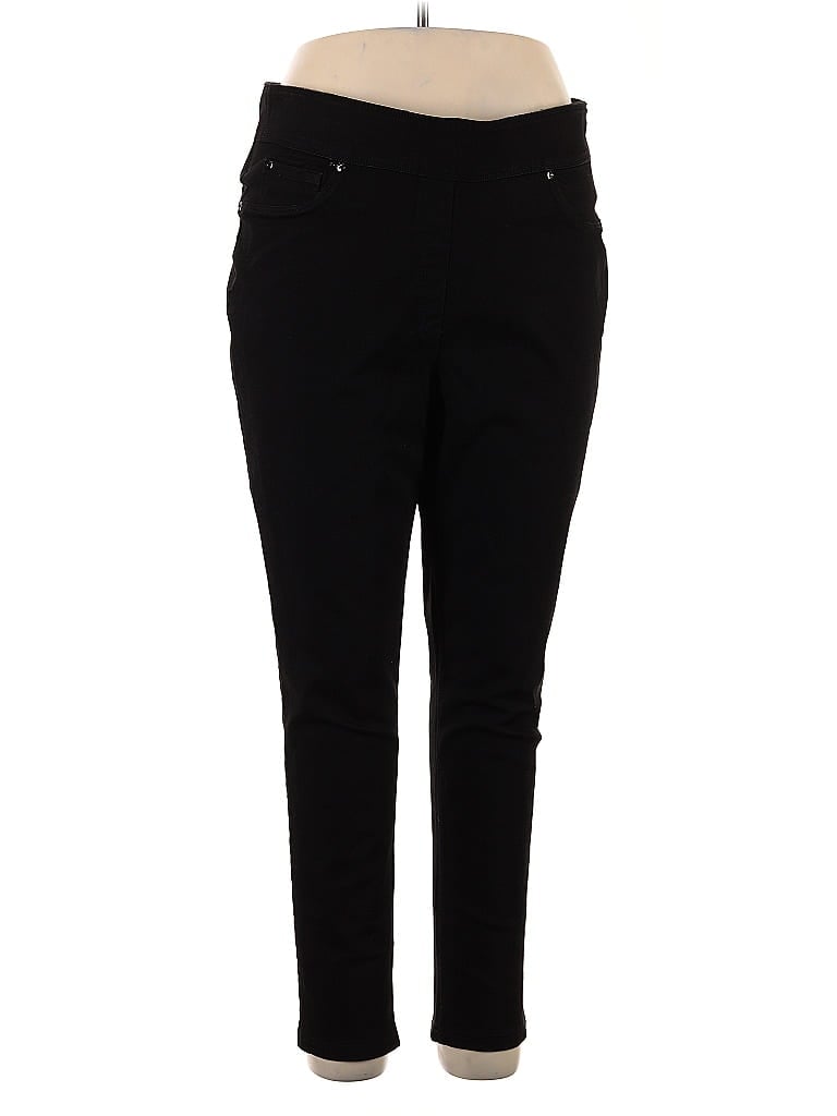 Pre-owned Investments Casual Pants In Black