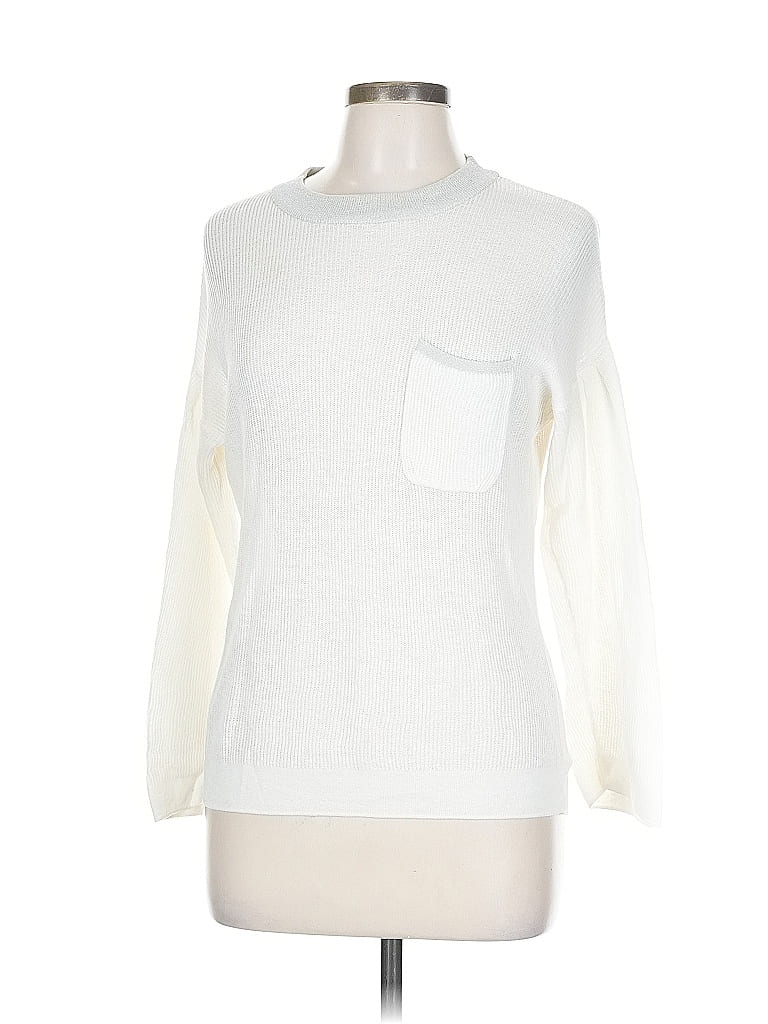 Pre-owned Soh Pullover Sweater In White