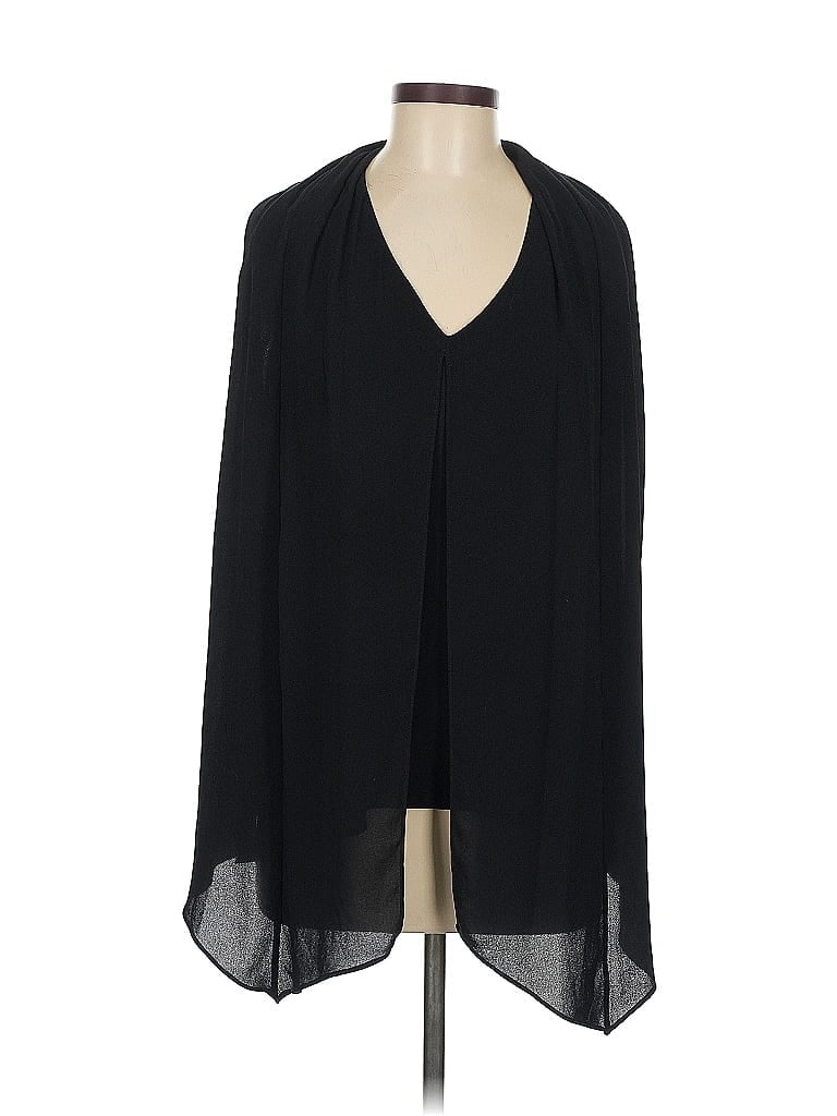 Pre-owned Diane Von Furstenberg 3/4 Sleeve Blouse In Black